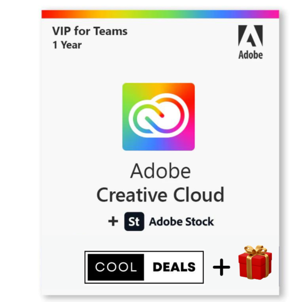Adobe Creative Cloud One Year Subscription. | 2 Devices| Official