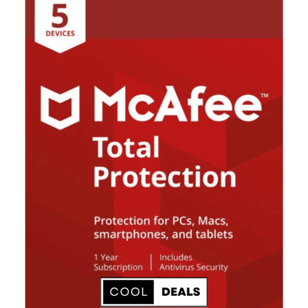 McAfee Internet Security Key - 1Year Total Protection for 5 Device