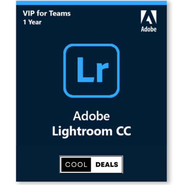 Adobe Lightroom CC VIP | 1 Year subscription | Digital Licence