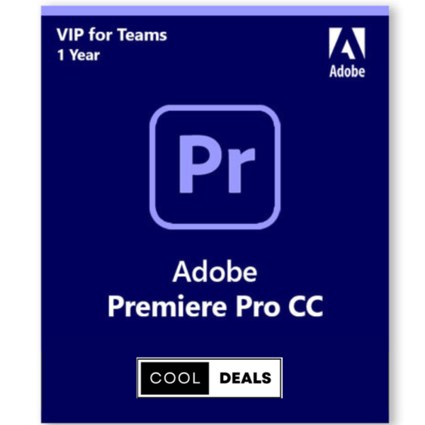Adobe Premiere Pro CC VIP | 1 Year | Digital Licence
