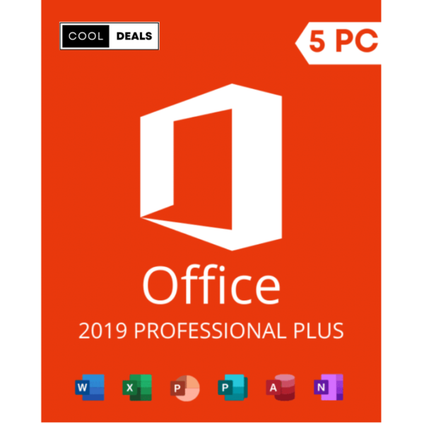 Office 2019 Professional Plus - 5 PC 32/64 Bit | Original Microsoft License