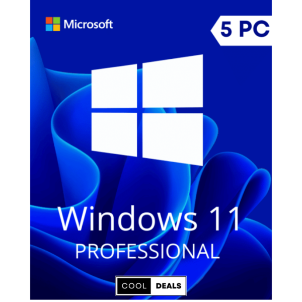 WINDOWS 11 PROFESSIONAL ACTIVATION KEY – (5PC)