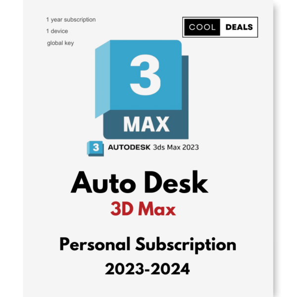3DMax Subscription | premium account for 1 year